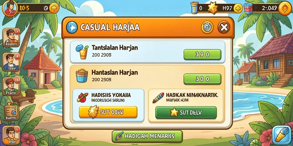 Beragam karakter yang bisa dipilih untuk bermain.