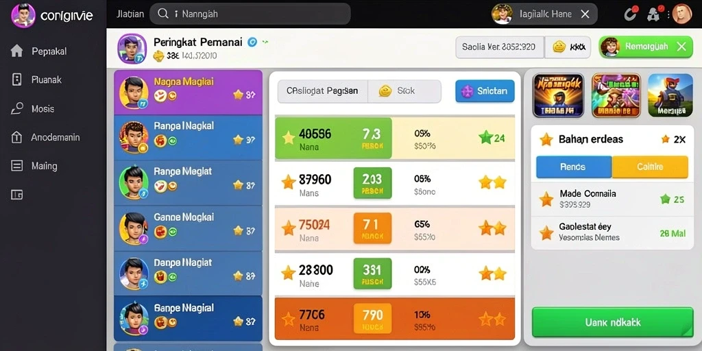 Tampilan fitur investasi yang realistis dalam aplikasi.