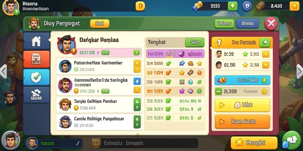 Komunitas aktif yang membuat pengalaman bermain semakin seru.